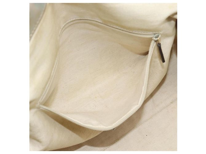 Borsa GUCCI GG Canvas Guccissima in Pelle 2way Argento Oro 223974 Auth bs36514 D'oro - vista 21