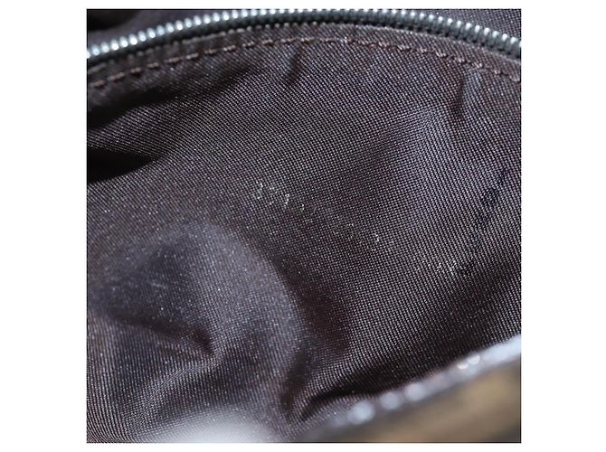 FENDI Zucca Canvas Mamma Baguette Borsa a Spalla Marrone Nero Auth 192460M - vista 26