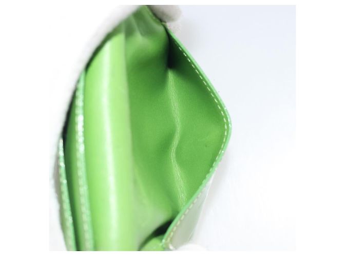 LOUIS VUITTON Monogram Vernis Ludlow Portamonete Vert Tonic M93631 LV Auth 192520 - vista 11