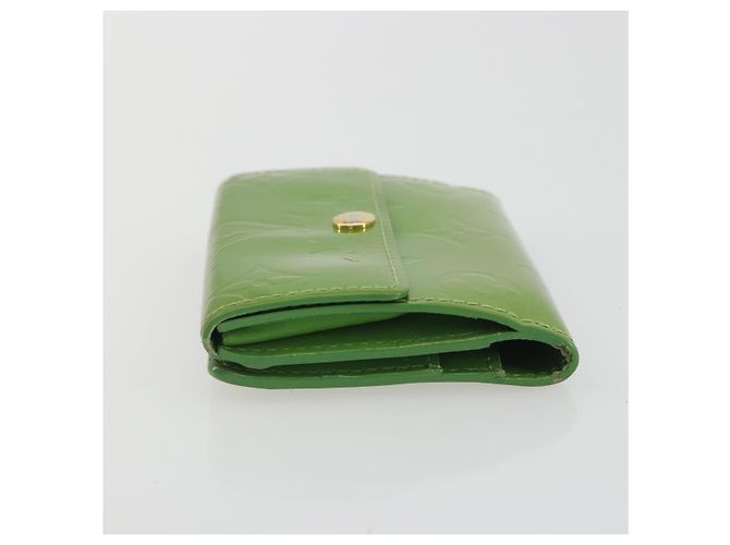 LOUIS VUITTON Monogram Vernis Ludlow Portamonete Vert Tonic M93631 LV Auth 192520 - vista 4