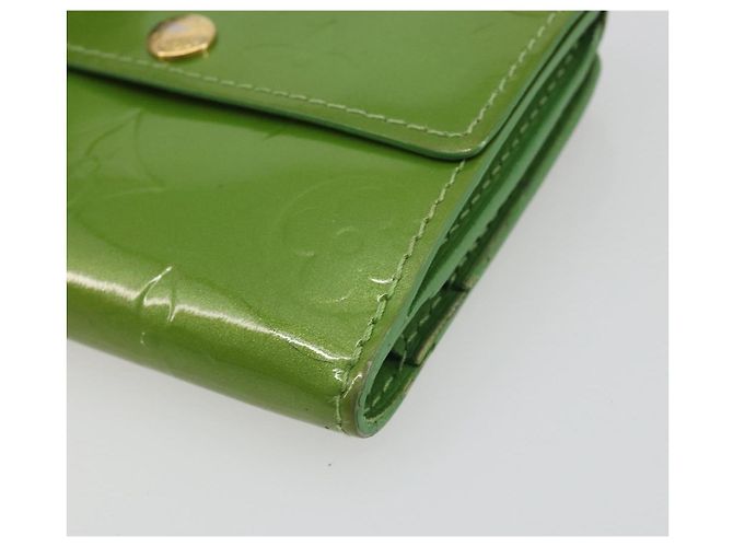 LOUIS VUITTON Monogram Vernis Ludlow Portamonete Vert Tonic M93631 LV Auth 192520 - vista 7
