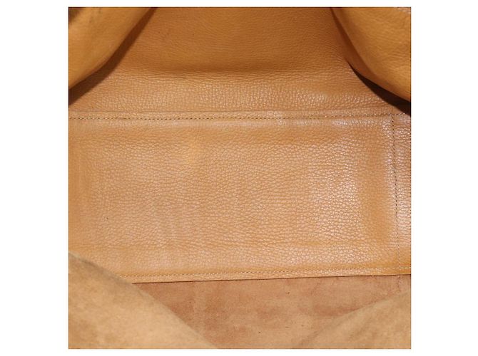 Borsa Boston LOEWE in pelle beige oro Auth bs36547 D'oro - vista 11