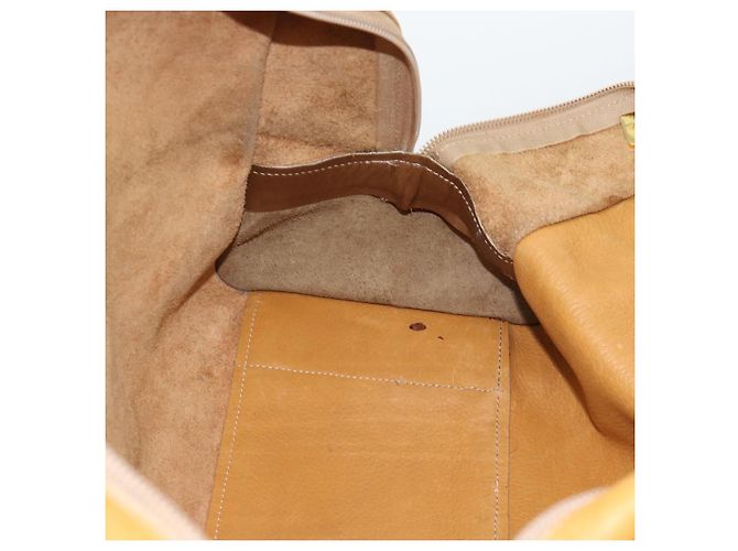 Borsa Boston LOEWE in pelle beige oro Auth bs36547 D'oro - vista 19