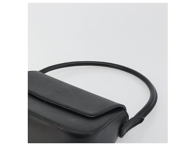 Borsa a Spalla LOUIS VUITTON Epi Mini Looping Shoulder Bag SPO Black LV Auth 194642SM Nero - vista 8