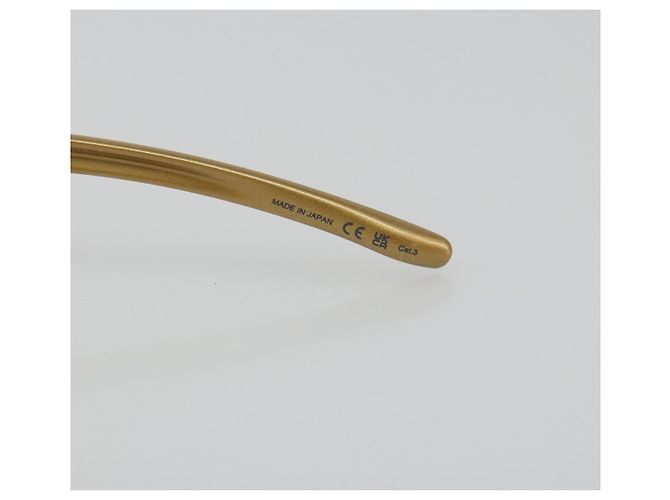 Occhiali da sole BOTTEGA VENETA Plastica Gold Auth BA14134M D'oro - vista 10