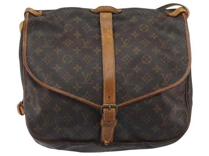 LOUIS VUITTON Monogram Saumur 35 Schultertasche M42254 LV Auth ep15155 Monogramm - Ansicht 13