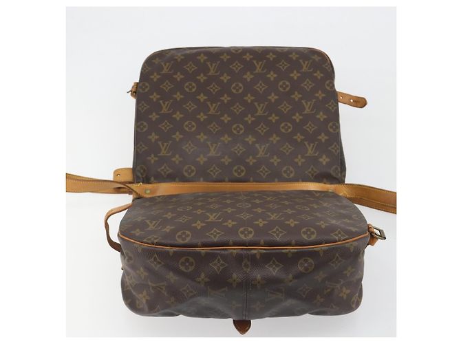 LOUIS VUITTON Monogram Saumur 35 Schultertasche M42254 LV Auth ep15155 Monogramm - Ansicht 18