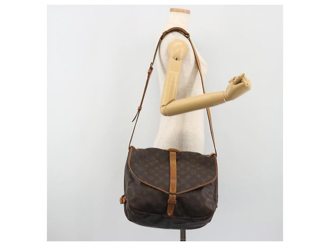 LOUIS VUITTON Monogram Saumur 35 Schultertasche M42254 LV Auth ep15155 Monogramm - Ansicht 27
