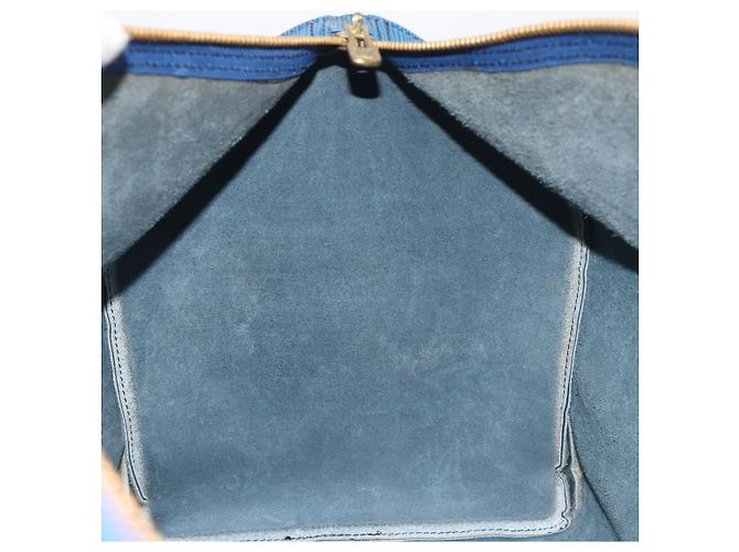 LOUIS VUITTON Epi Keepall 55 Boston Bag Blue M42955 LV Auth 191783A - vista 18
