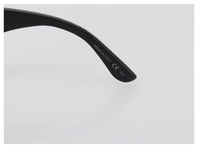 Occhiali da sole SAINT LAURENT in plastica Nero Auth bs36603 - vista 10