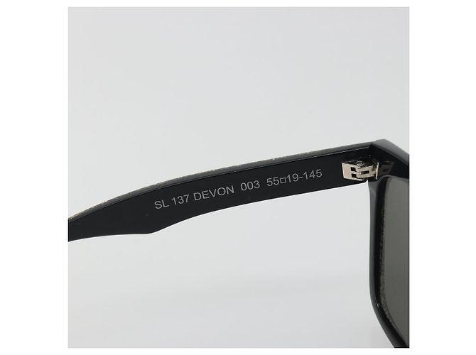 Occhiali da sole SAINT LAURENT in plastica Nero Auth bs36603 - vista 11