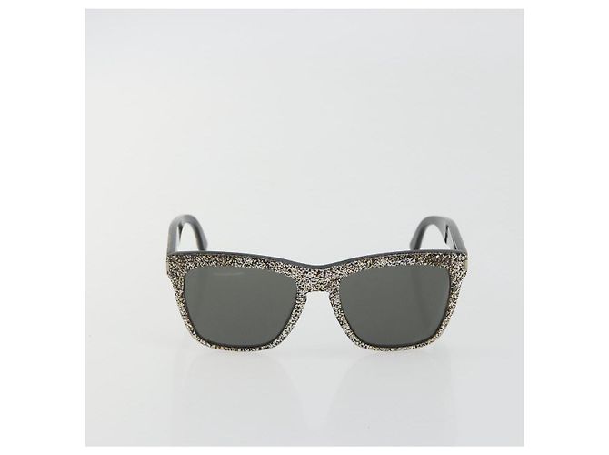 Occhiali da sole SAINT LAURENT in plastica Nero Auth bs36603 - vista 2