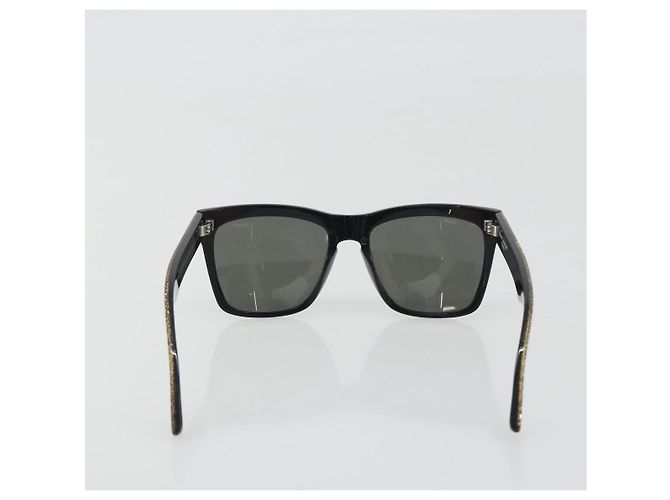 Occhiali da sole SAINT LAURENT in plastica Nero Auth bs36603 - vista 3