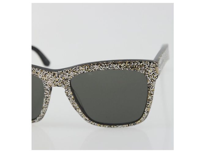 Occhiali da sole SAINT LAURENT in plastica Nero Auth bs36603 - vista 7