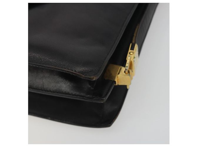 Céline CELINE Schultertasche aus Leder Schwarz Gold Auth bs36609 Golden - Ansicht 10