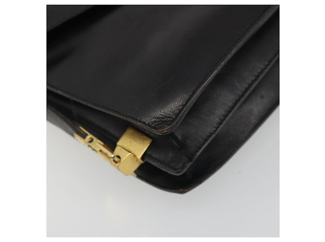 Céline CELINE Schultertasche aus Leder Schwarz Gold Auth bs36609 Golden - Ansicht 11