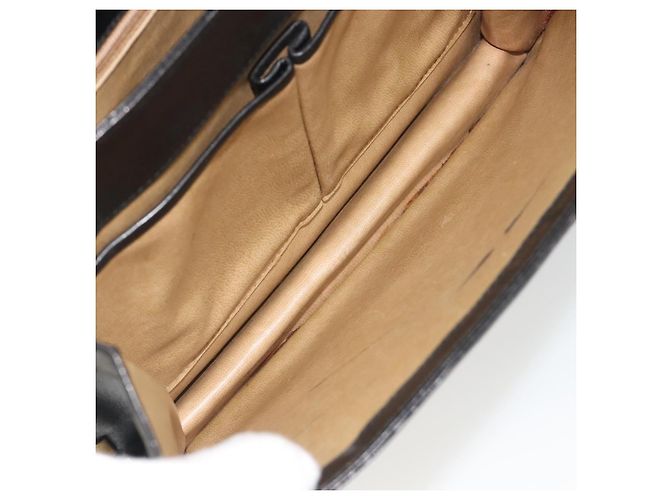 Céline CELINE Schultertasche aus Leder Schwarz Gold Auth bs36609 Golden - Ansicht 19