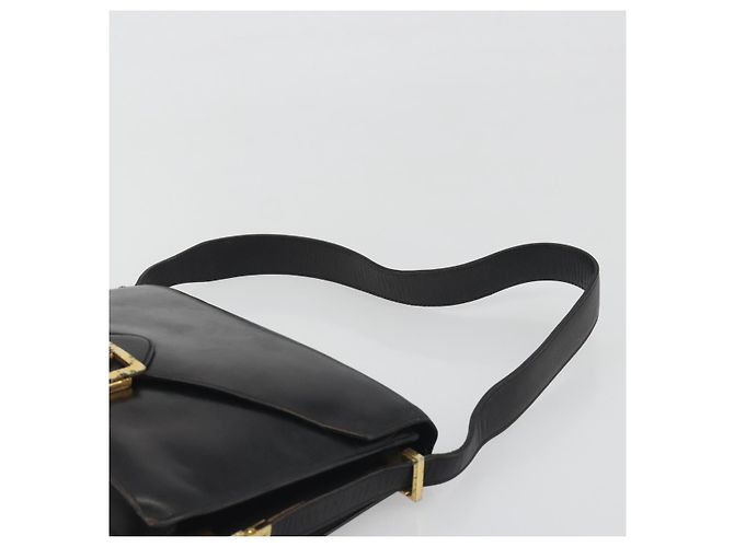 Céline CELINE Schultertasche aus Leder Schwarz Gold Auth bs36609 Golden - Ansicht 8