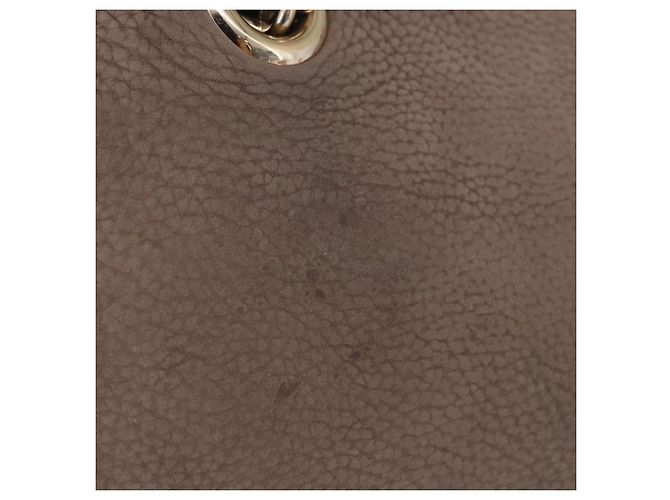 GUCCI Borsa a Spalla Interlocking in Pelle Beige Oro 308983 Auth bs36491 D'oro - vista 4