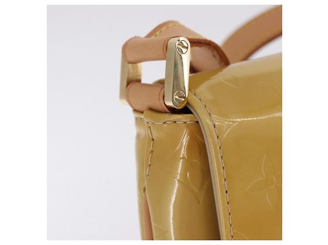 LOUIS VUITTON Monogram Vernis Thompson Street Bag Beige M91301 LV Auth 194189V - vista 3