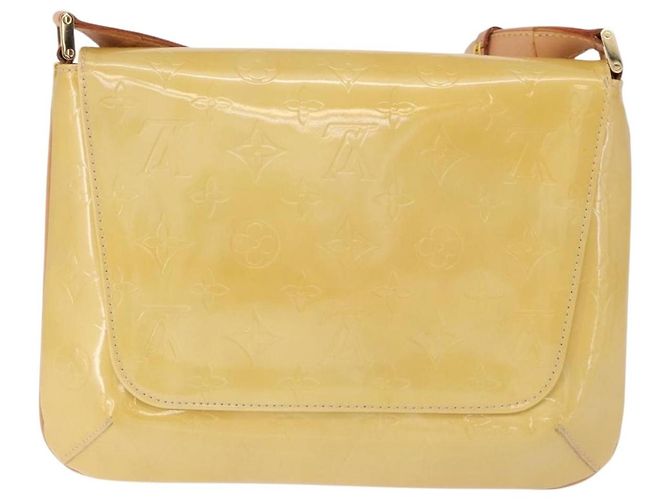 LOUIS VUITTON Monogram Vernis Thompson Street Bag Beige M91301 LV Auth 194189V - vista 4