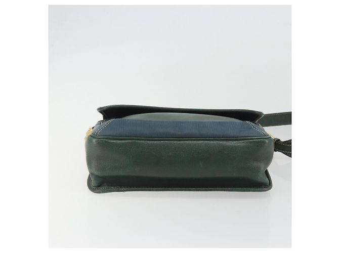 Borsa a Spalla LOEWE Velazquez in Pelle Blu con Finiture Oro Auth 194205 - vista 5