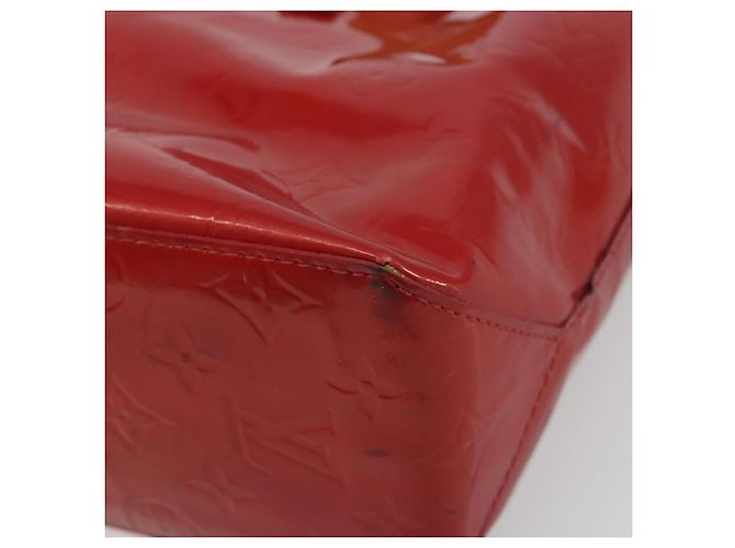 LOUIS VUITTON Monogram Vernis Reade PM Hand Bag Red Rouge M91088 LV Auth hk3973 Rosso - vista 16