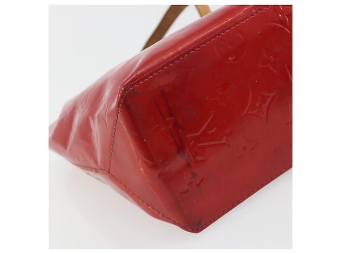 LOUIS VUITTON Monogram Vernis Reade PM Hand Bag Red Rouge M91088 LV Auth hk3973 Rosso - vista 9