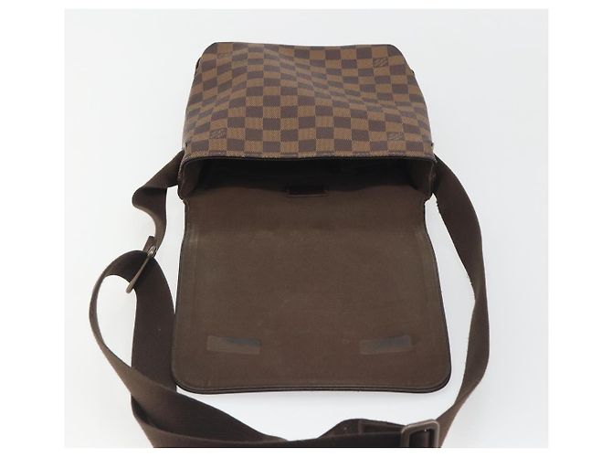 LOUIS VUITTON Borsa a tracolla Damier Ebene Brooklyn PM N51210 LV Auth 193987 - vista 18