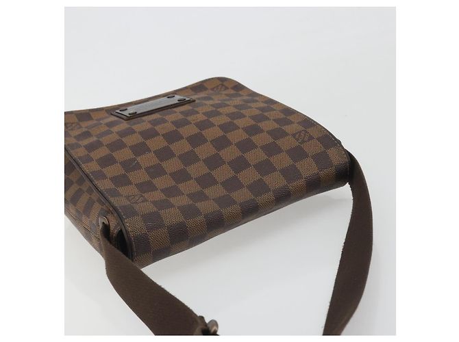 LOUIS VUITTON Borsa a tracolla Damier Ebene Brooklyn PM N51210 LV Auth 193987 - vista 6