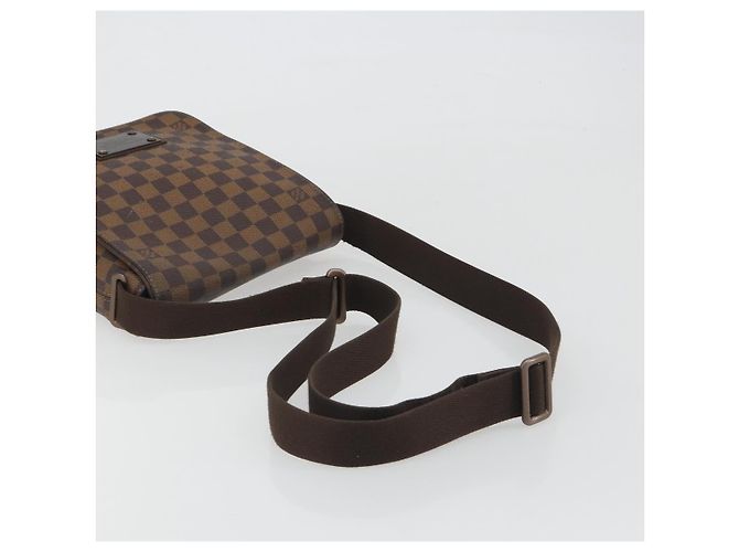 LOUIS VUITTON Borsa a tracolla Damier Ebene Brooklyn PM N51210 LV Auth 193987 - vista 7