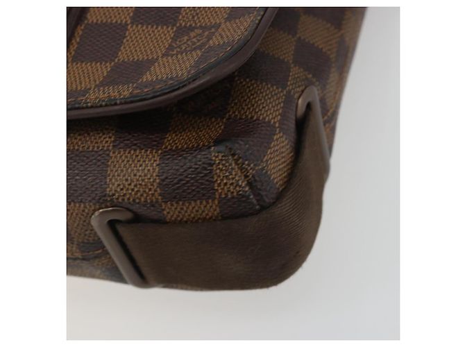LOUIS VUITTON Borsa a tracolla Damier Ebene Brooklyn PM N51210 LV Auth 193987 - vista 9