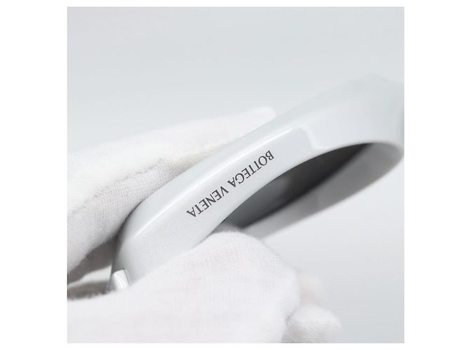 Bottega Veneta Occhiali da sole BOTTEGAVENETA in plastica argento Auth BA14137M - vista 11