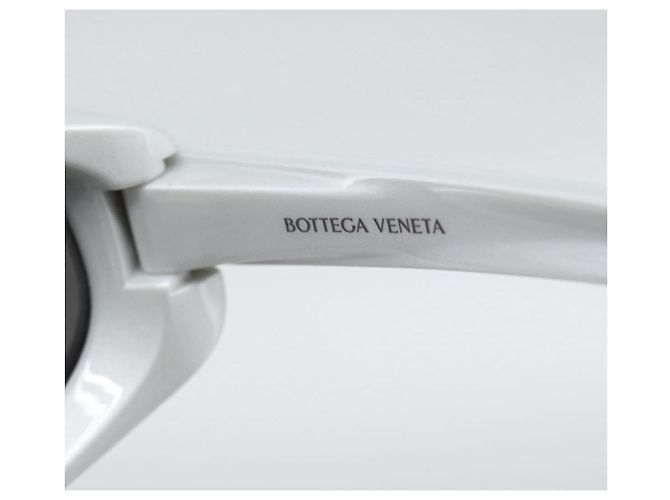 Bottega Veneta Occhiali da sole BOTTEGAVENETA in plastica argento Auth BA14137M - vista 12