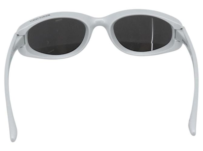 Bottega Veneta Occhiali da sole BOTTEGAVENETA in plastica argento Auth BA14137M - vista 3