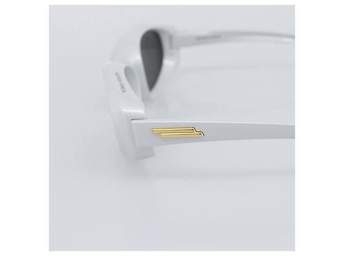 Bottega Veneta Occhiali da sole BOTTEGAVENETA in plastica argento Auth BA14137M - vista 7