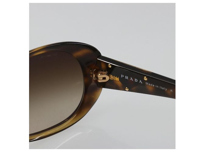 Gafas de sol PRADA estampado de carey plástico marrón oro Auth BA14251V Castaño Dorado - vista 11