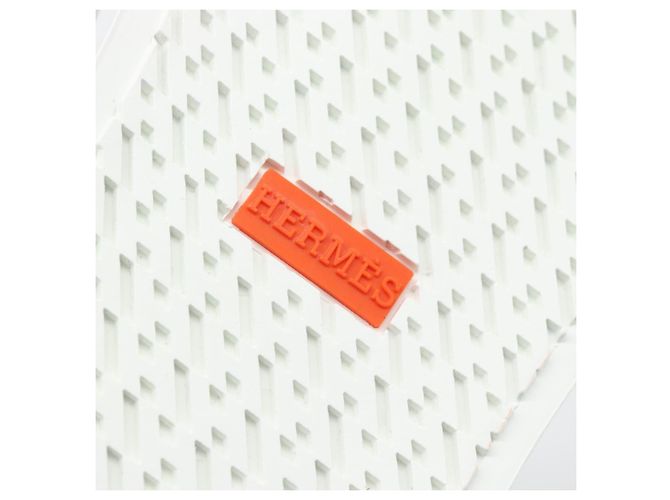Hermès Sneakers HERMES Day Kelly Buckle in pelle nero e bianco Auth BA14611SAM - vista 9
