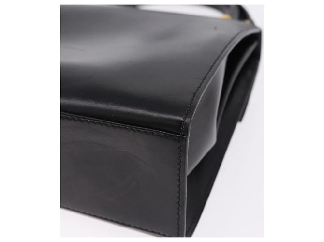 Céline Borsa CELINE in pelle 2way Nera Oro Auth 193583A Nero D'oro - vista 15