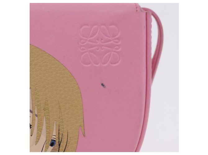 LOEWE x Studio Ghibli Howl's Moving Castle Heel Small Howl Pouch Auth 167471M Rosa - vista 2