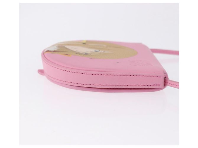 LOEWE x Studio Ghibli Howl's Moving Castle Heel Small Howl Pouch Auth 167471M Rosa - vista 4