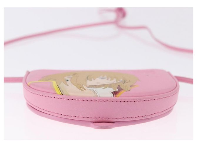 LOEWE x Studio Ghibli Howl's Moving Castle Heel Small Howl Pouch Auth 167471M Rosa - vista 6