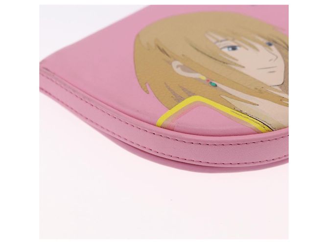 LOEWE x Studio Ghibli Howl's Moving Castle Heel Small Howl Pouch Auth 167471M Rosa - vista 9