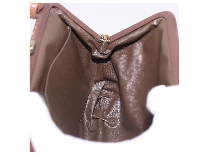 Borsa a Spalla Burberrys Nova Check in Tela Beige e Oro Auth bs36455 D'oro - vista 17