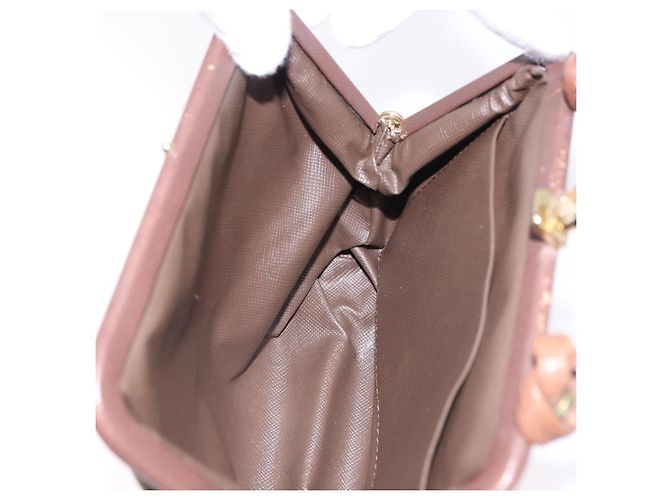 Borsa a Spalla Burberrys Nova Check in Tela Beige e Oro Auth bs36455 D'oro - vista 18