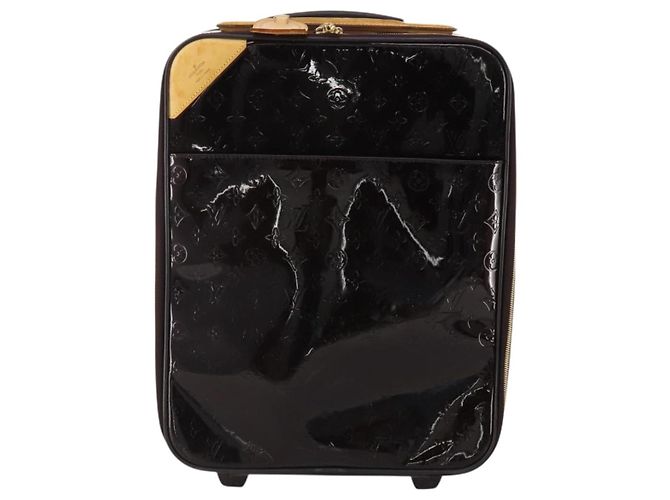 LOUIS VUITTON Monogram Vernis Pegas 45 Valigia Amarante M91277 LV Auth 191745A Bordò - vista 13