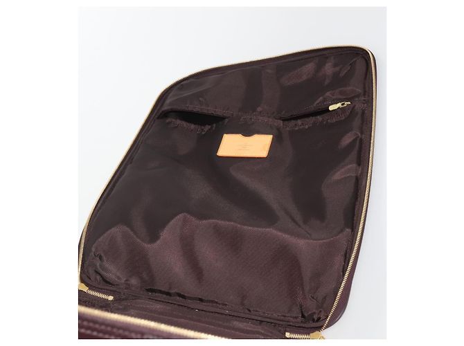 LOUIS VUITTON Monogram Vernis Pegas 45 Valigia Amarante M91277 LV Auth 191745A Bordò - vista 23