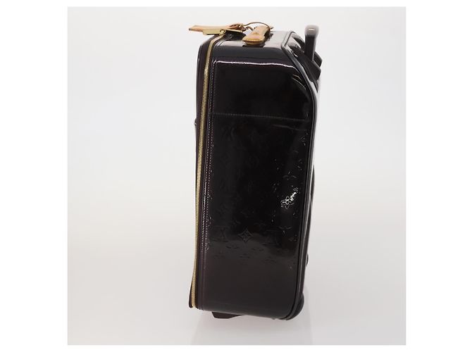 LOUIS VUITTON Monogram Vernis Pegas 45 Valigia Amarante M91277 LV Auth 191745A Bordò - vista 3