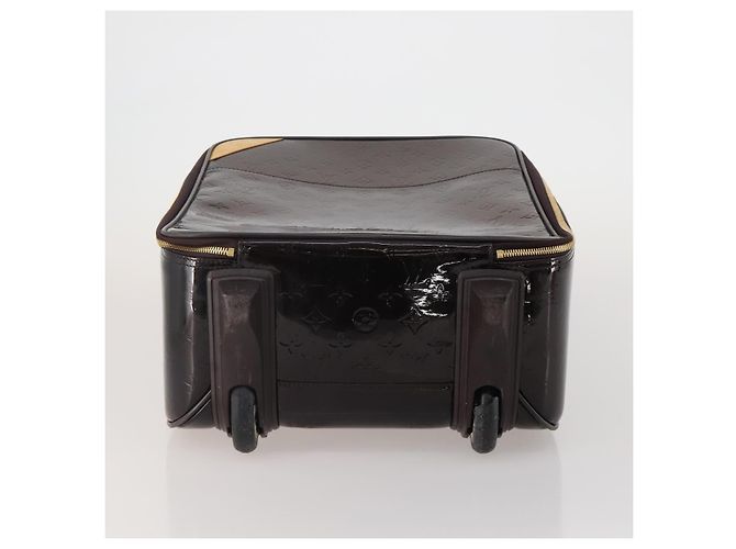 LOUIS VUITTON Monogram Vernis Pegas 45 Valigia Amarante M91277 LV Auth 191745A Bordò - vista 5