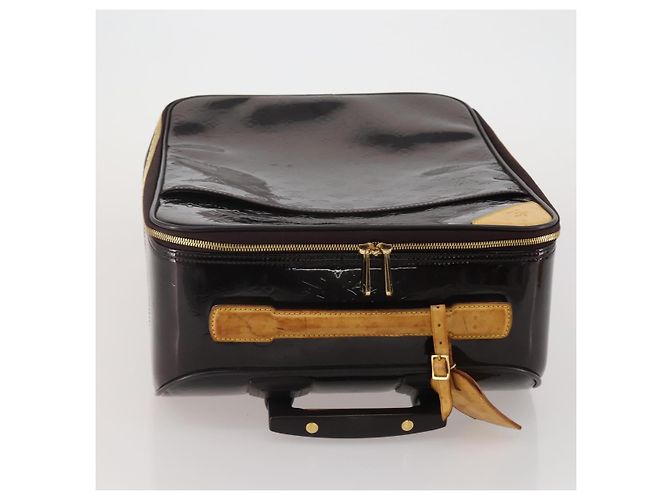 LOUIS VUITTON Monogram Vernis Pegas 45 Valigia Amarante M91277 LV Auth 191745A Bordò - vista 6